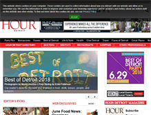 Tablet Screenshot of hourdetroit.com